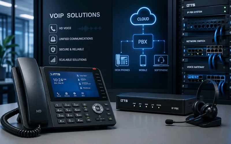 Business VoIP phone system and PBX setup